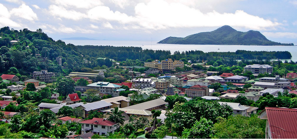 vue depuis victoria seychelles