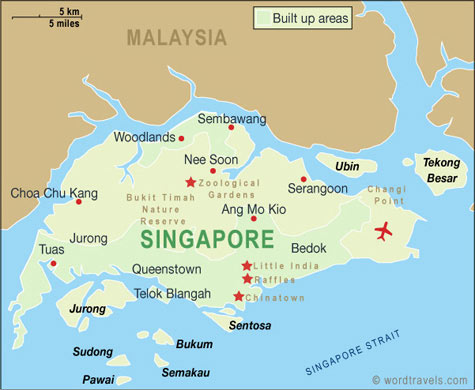 singapour carte