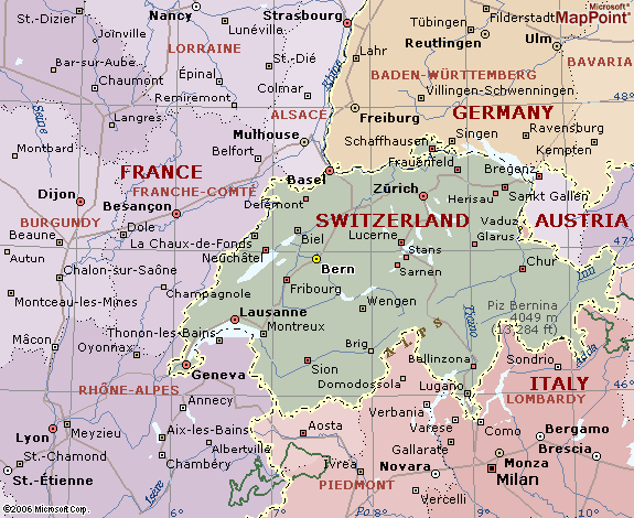 plan de suisse bern