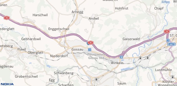 carte du gossau