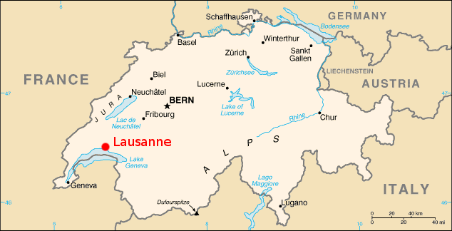 plan de suisse Lausanne