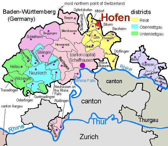 Schaffhausen kanton plan