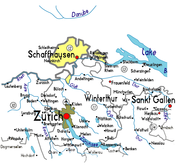 Schaffhausen zurich plan