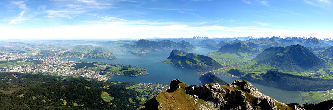 Vue de Pilatus Suisse