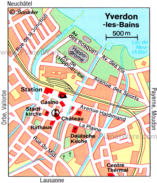 Yverdon les Bains plan