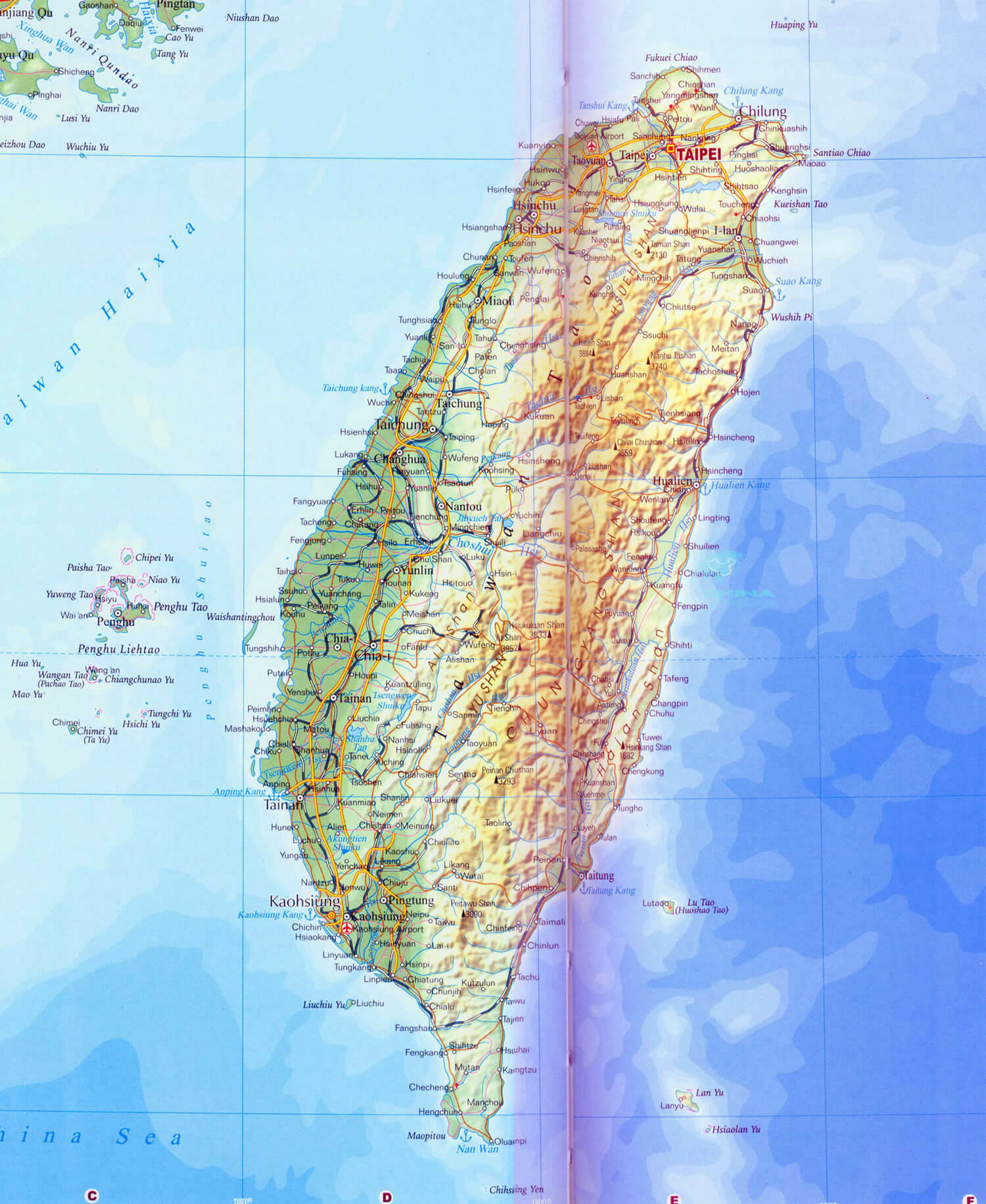 taiwan province carte