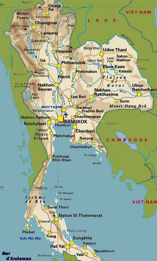 Thailande Plan