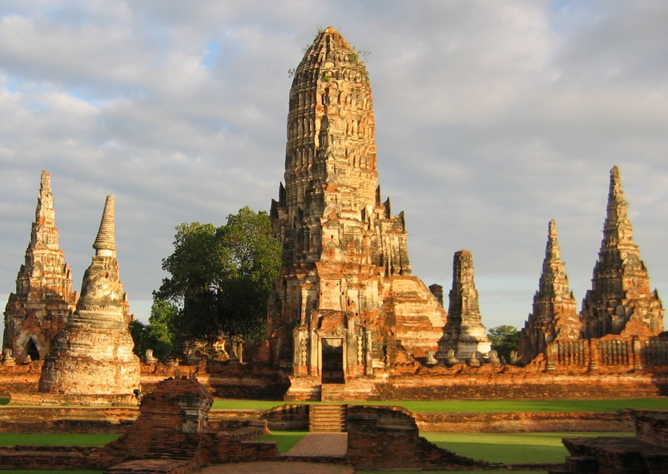 Wat Chaiwatthanaram à Ayutthaya Thailande