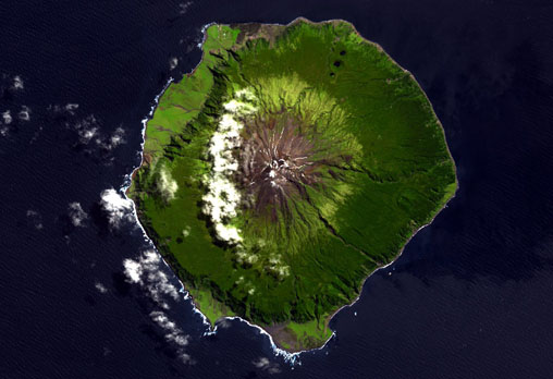 Tristan da Cunha Satellite Image