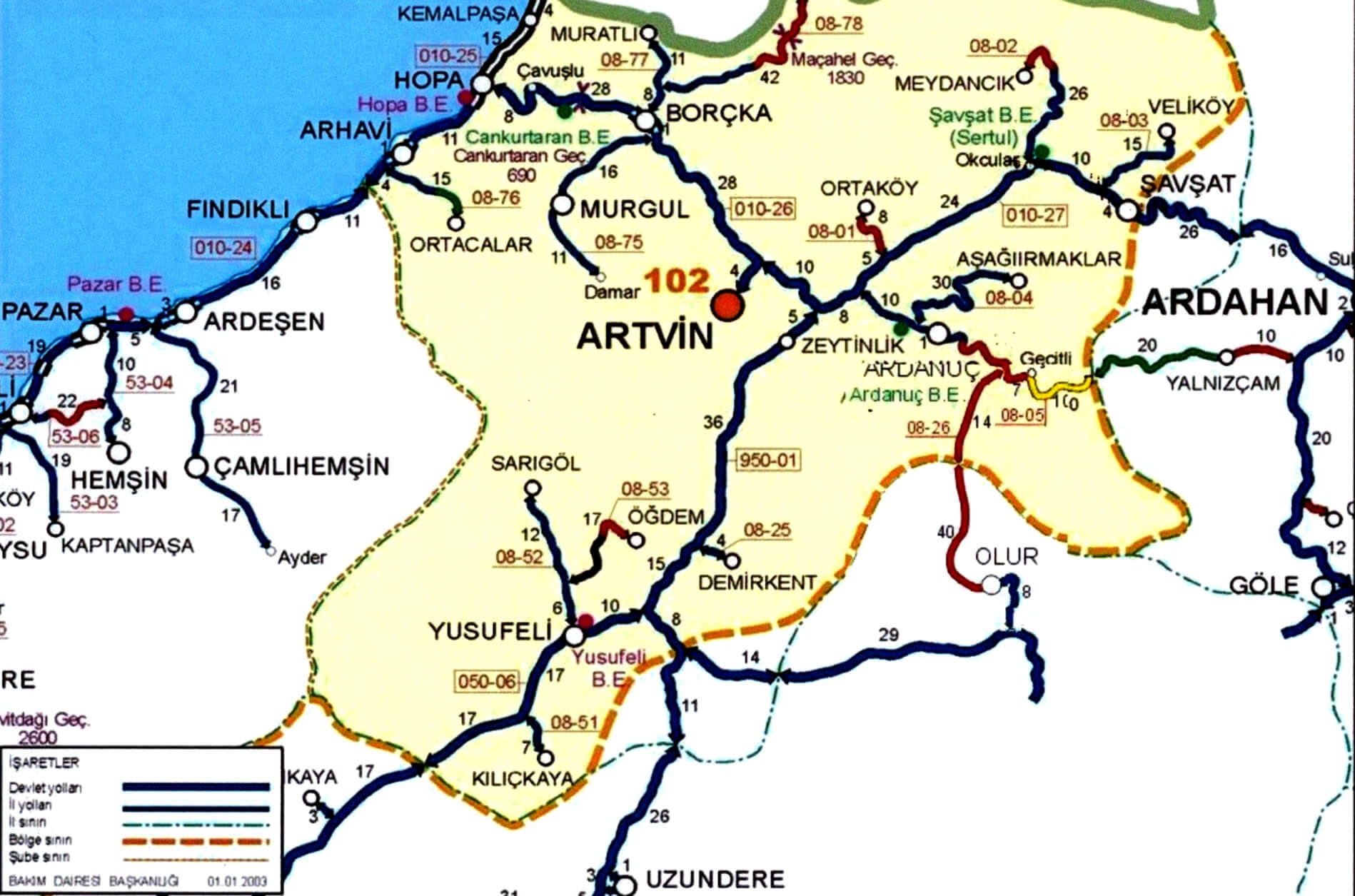 artvin plan