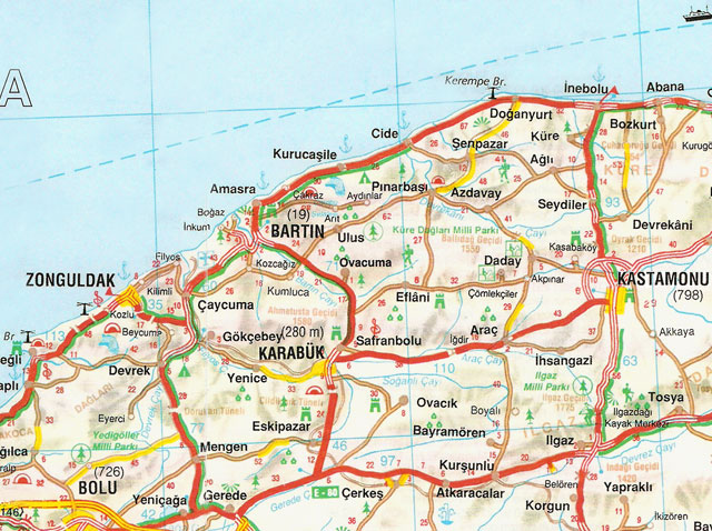 bartin autoroutes plan