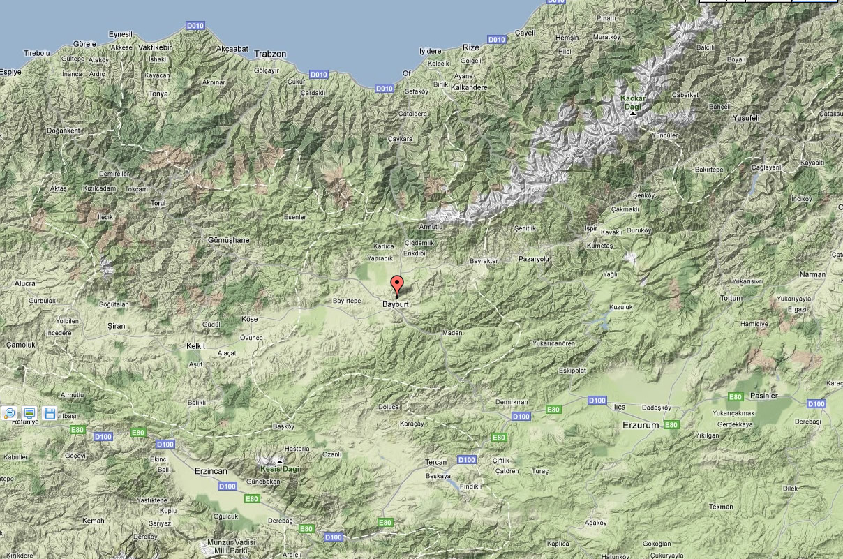 bayburt terrain plan