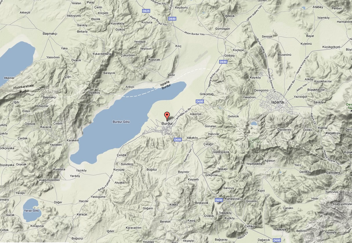 burdur terrain plan