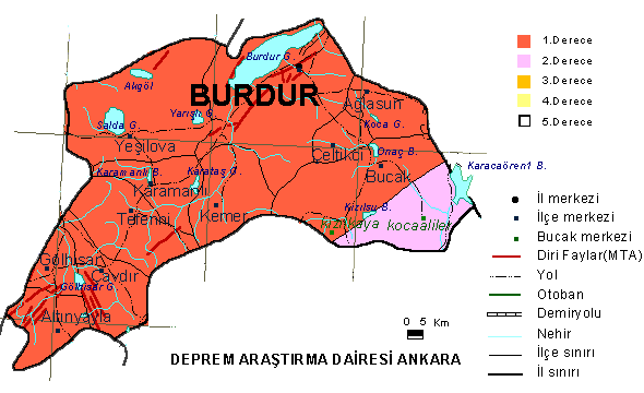 burdur terrequake plan