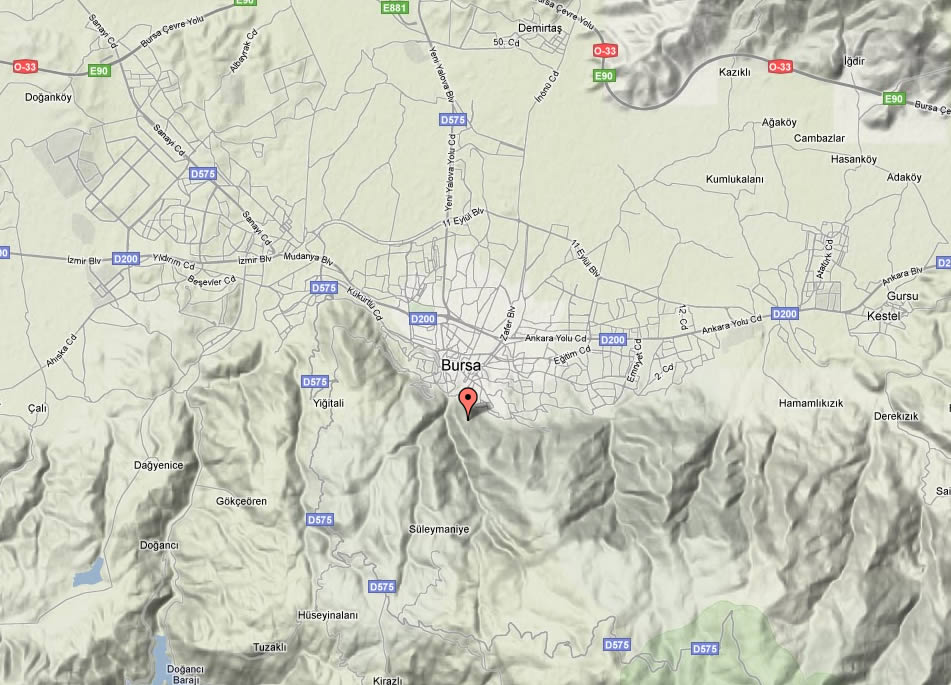 bursa terrain plan