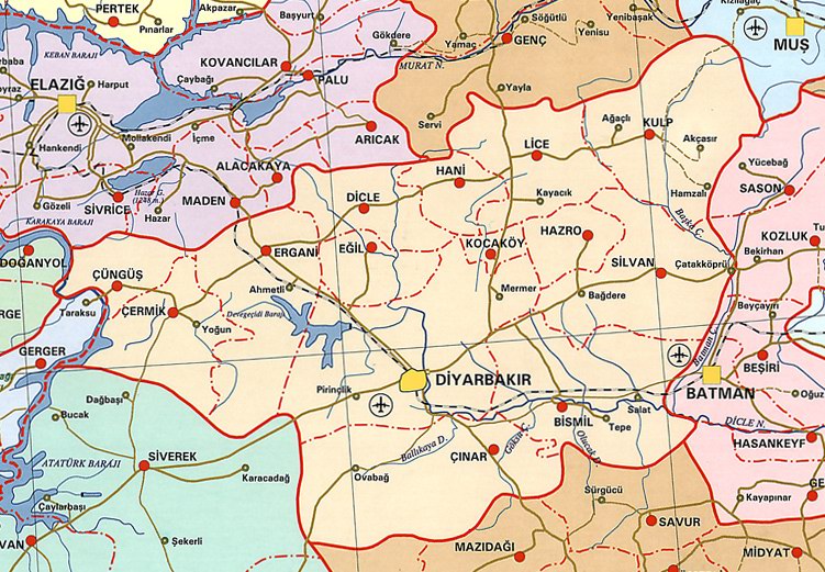 diyarbakir ville plan