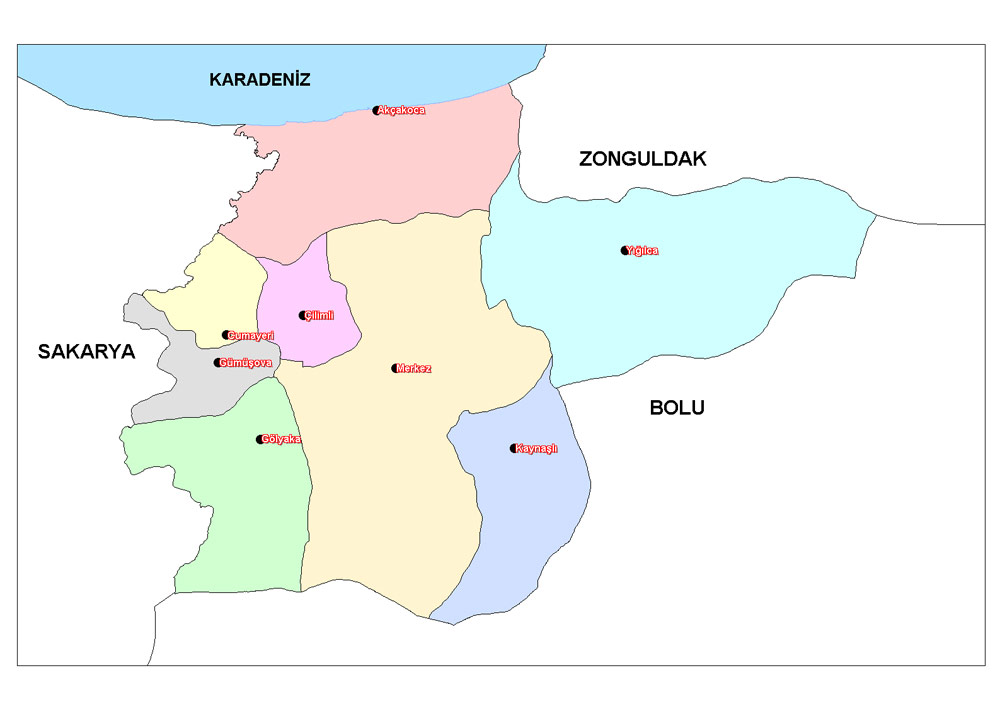 duzce plan