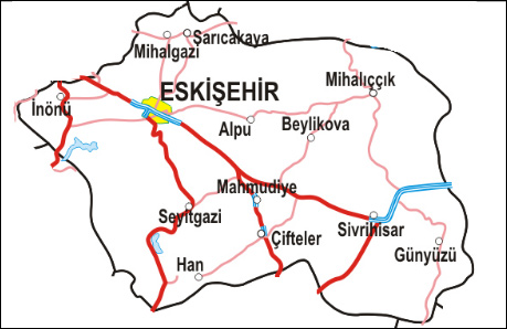 eskisehir ville plan