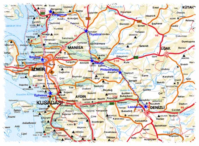 izmir autoroutes plan