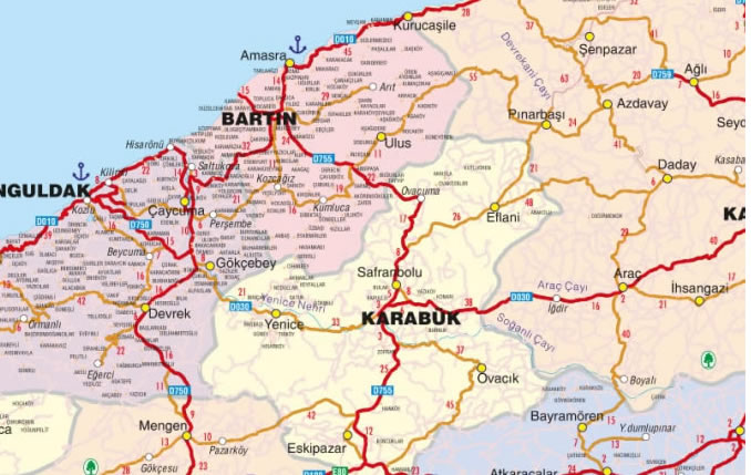 karabuk autoroutes plan