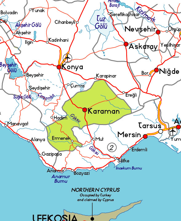 karaman ville plan