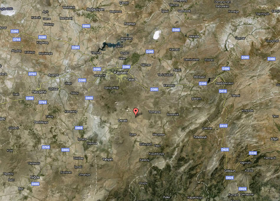 kayseri satellite image