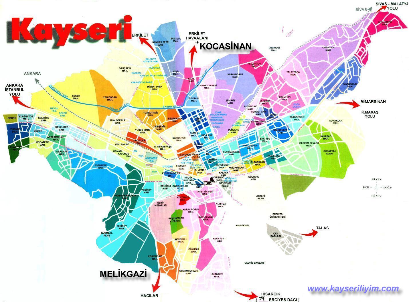 kayseri ville centre plan