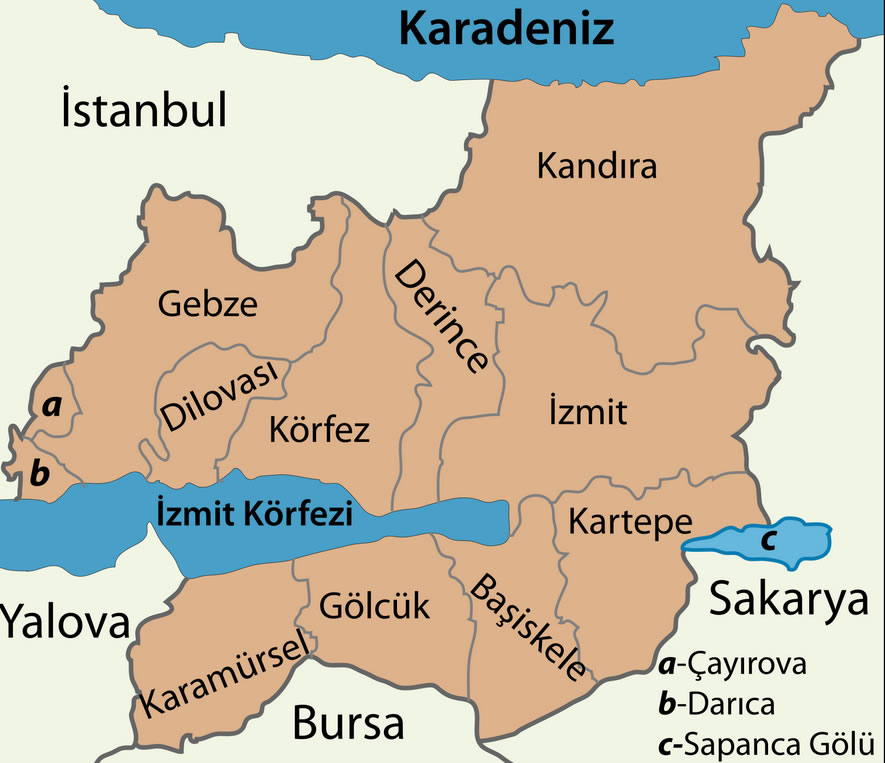 kocaeli location plan