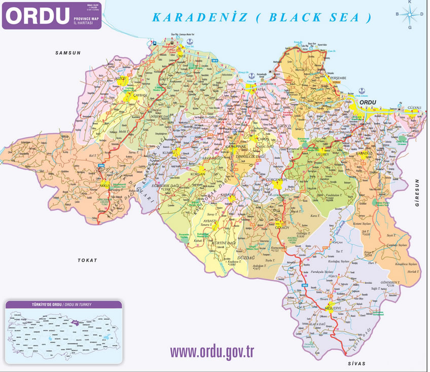 ordu administratif plan