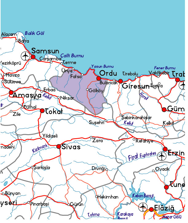 ordu ville plan