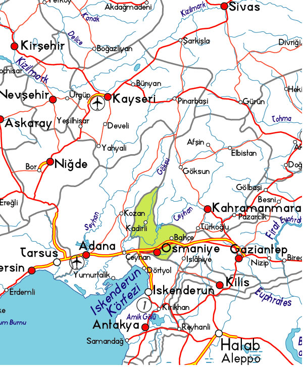 osmaniye road plan