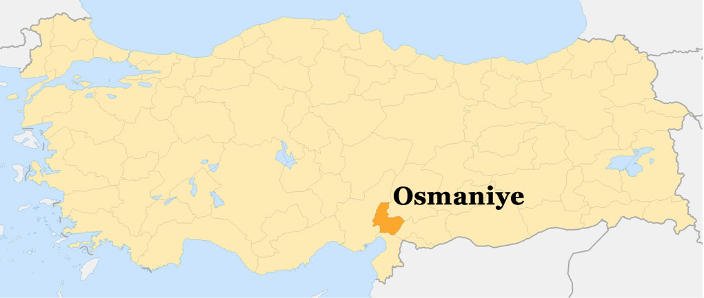 ou est osmaniye en turquie