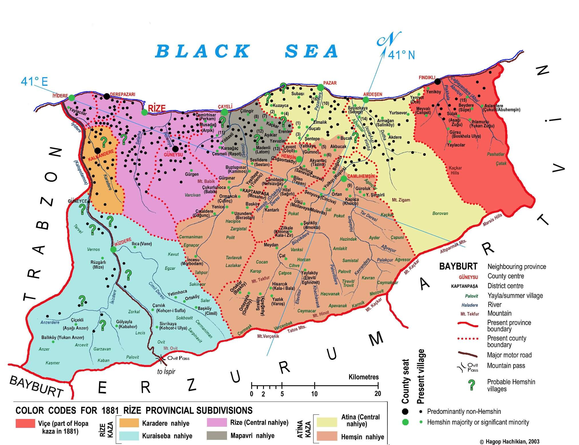 rize provinces plan