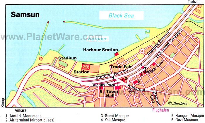 samsun centre plan