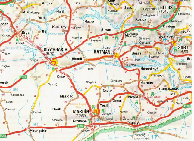 siirt route plan