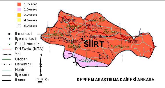 siirt tremblement de terre plan