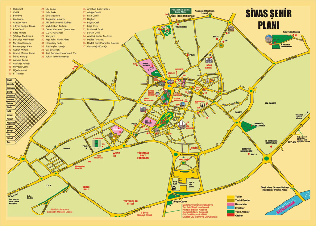 sivas ville plan plan