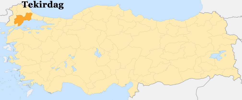 tekirdag location plan