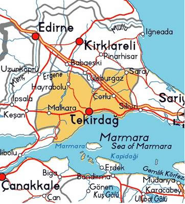 tekirdag province plan