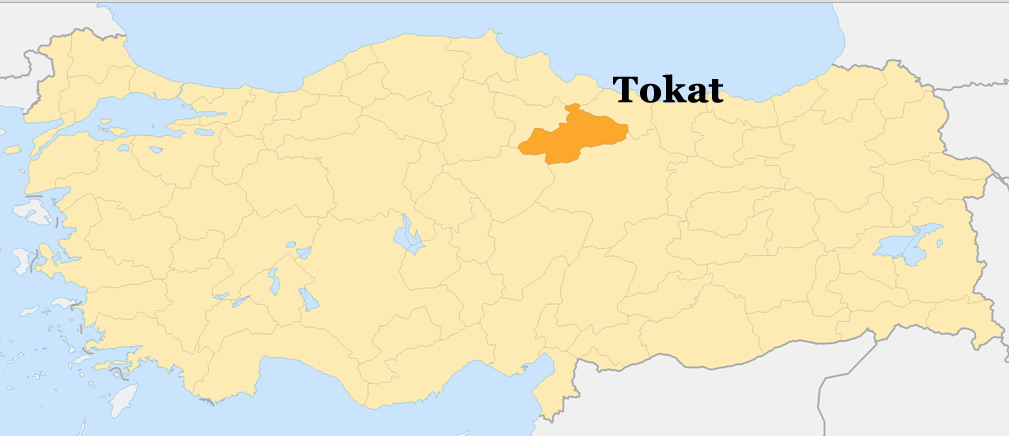 tokat location plan