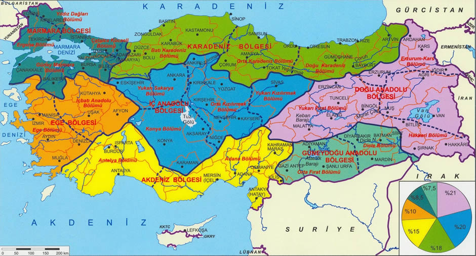 turquie carte provinces