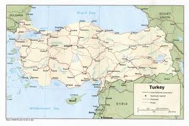 turquie carte voisines