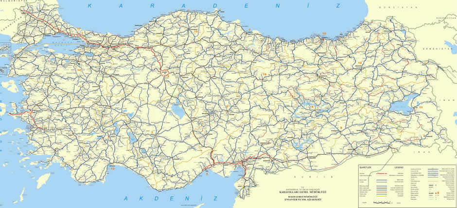 turquie itineraire carte