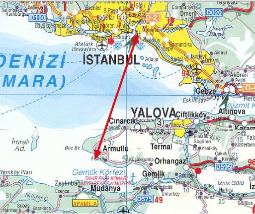 yalova armutlu istanbul plan