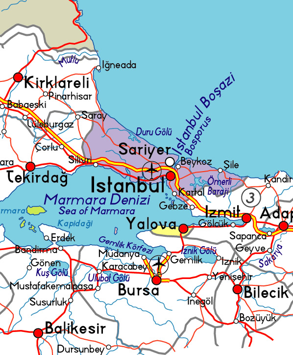 yalova istanbul bursa plan