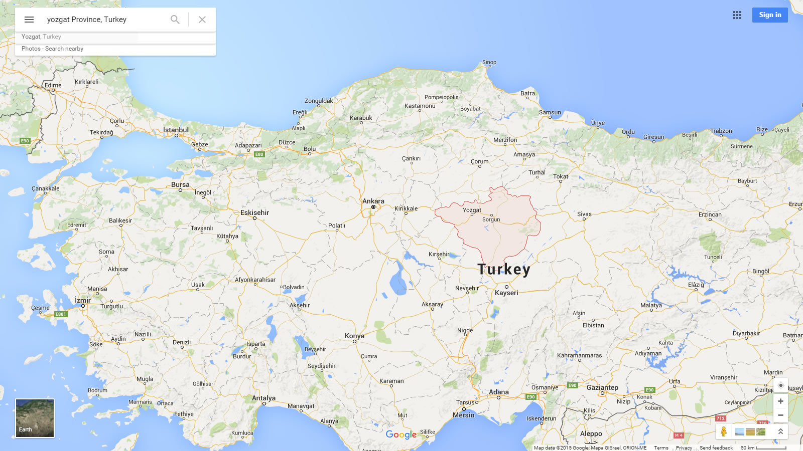 yozgat plan turquie