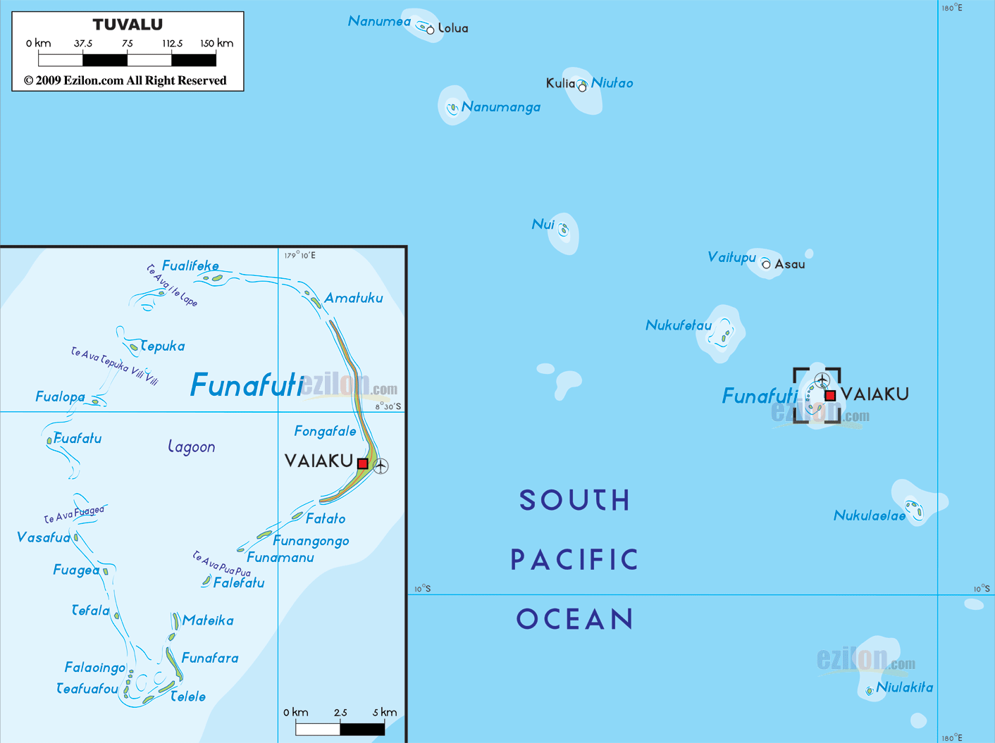Tuvalu carte