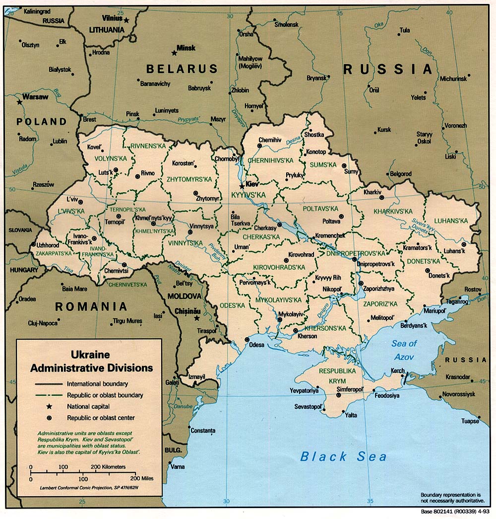 ukraine carte