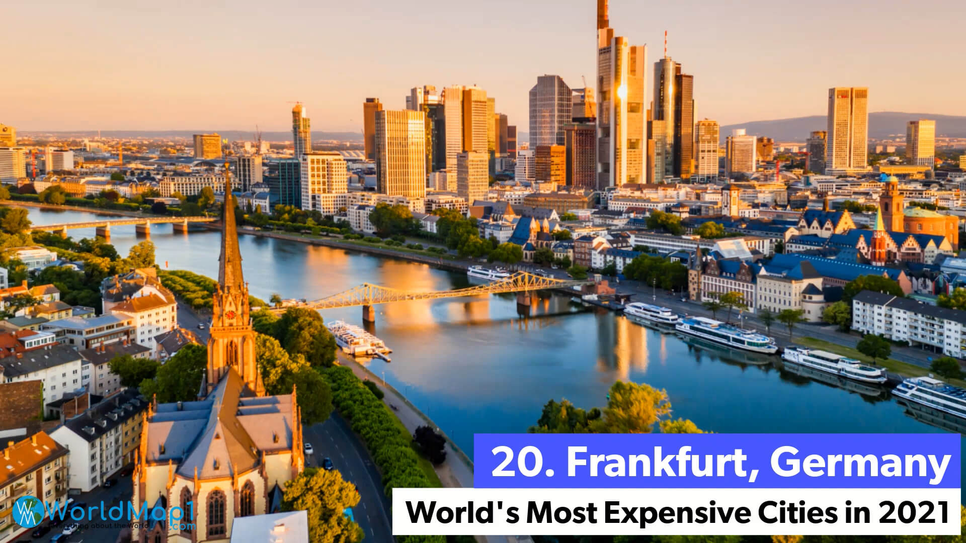 Les villes les plus chères du monde - Frankfurt, Allemagne