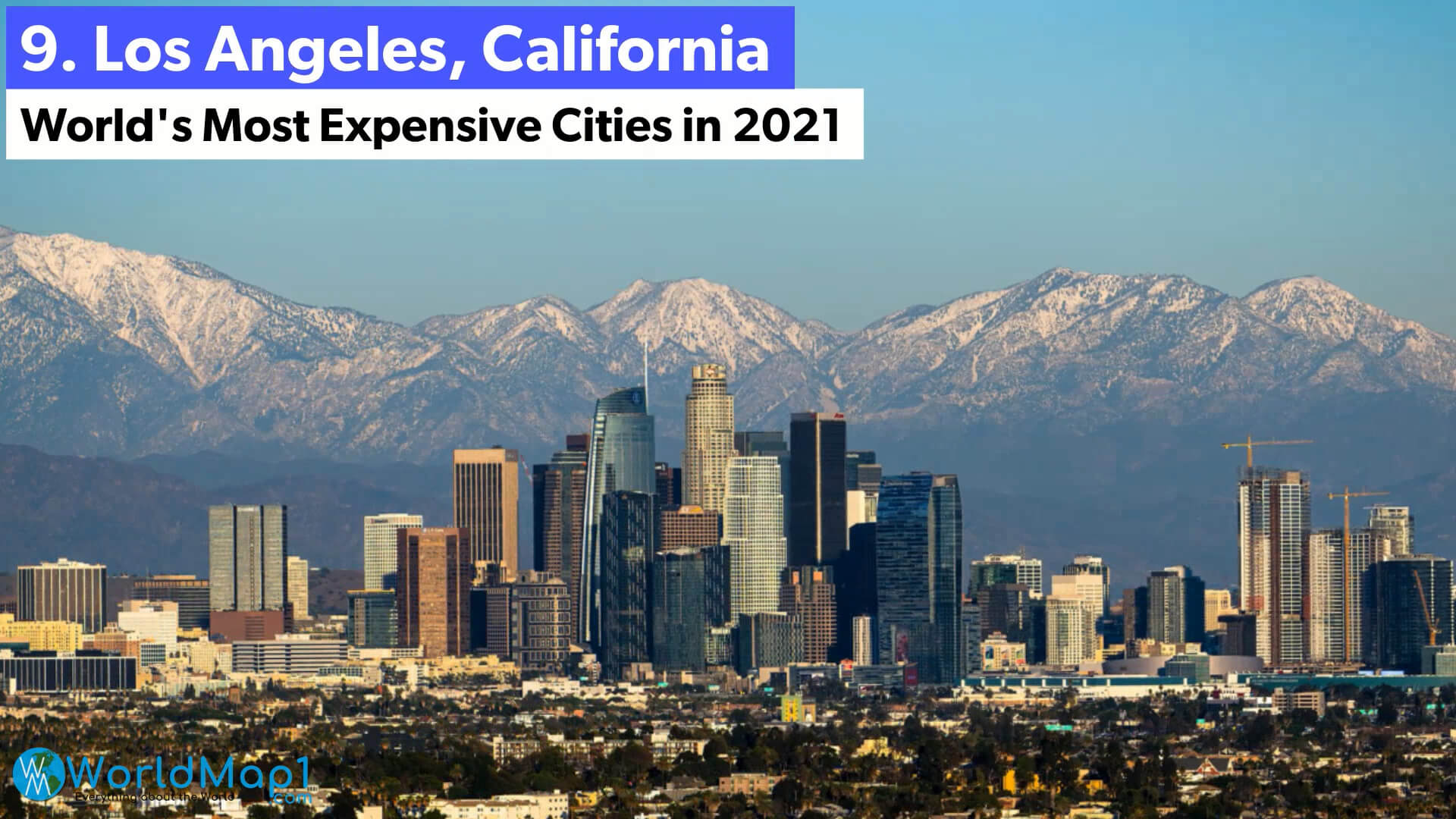 Les villes les plus chères du monde - Los Angeles, California - US